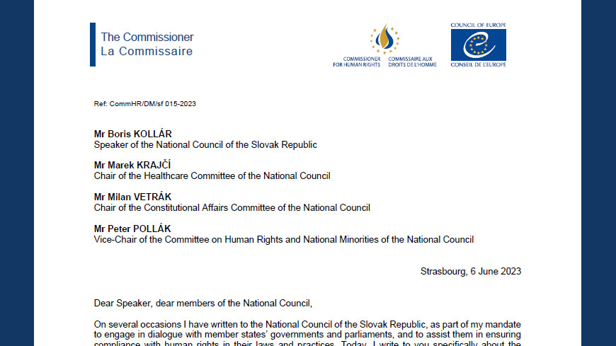 Slovak Parliament has a historic opportunity to deliver justice to victims of forced sterilisation