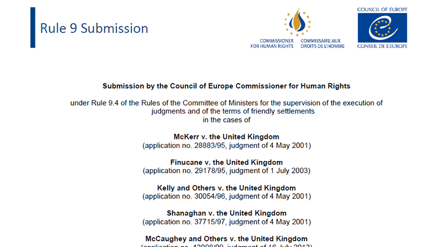 Proposed United Kingdom legislation on the legacy of the Troubles in Northern Ireland raises human rights concerns