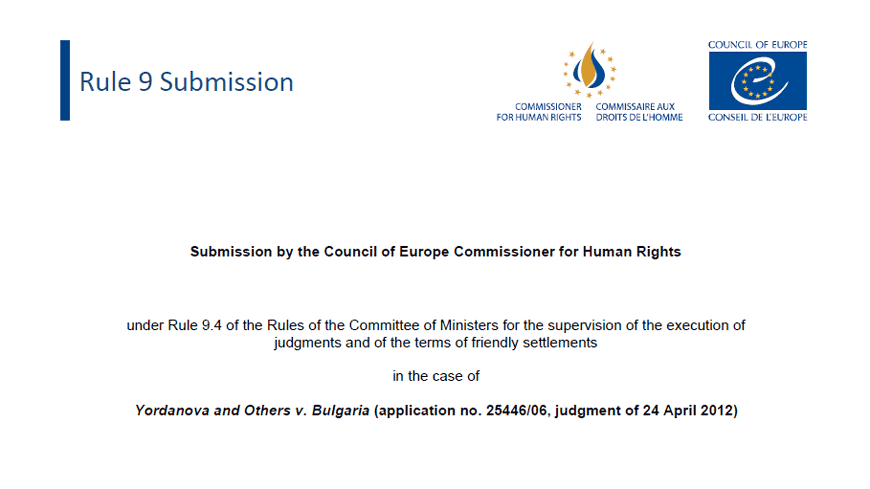 Bulgarian authorities should prevent forced evictions, tackle the stigmatisation and marginalisation of Roma and improve their access to adequate housing, including social housing