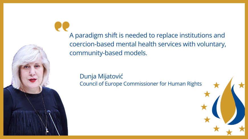 A paradigm shift is needed to replace institutions and coercion-based mental health services with voluntary, community-based models