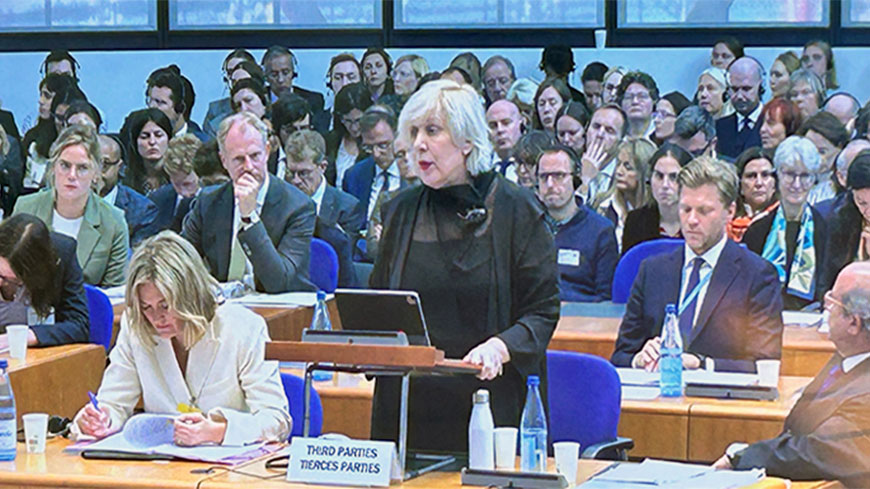 Hearing of the Grand Chamber of the European Court of Human Rights in the case of Duarte Agostinho and Others v. Portugal and 32 Others