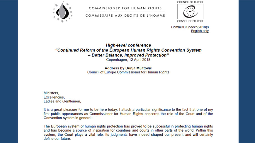 The European Court of Human Rights must remain independent and effective