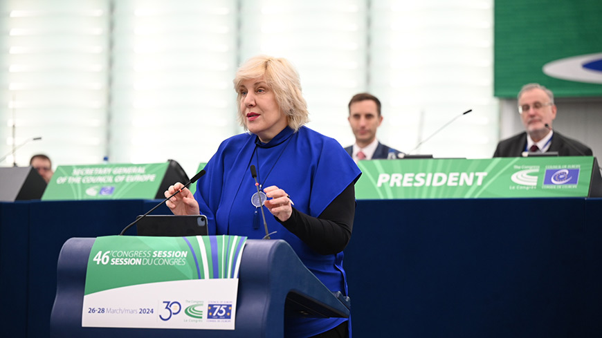 Commissioner addresses the Congress of Local and Regional Authorities of the Council of Europe