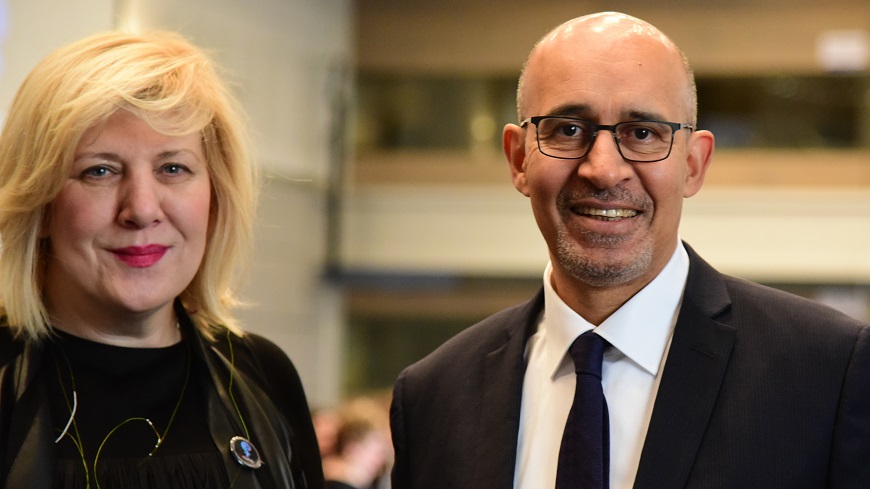 Dunja Mijatović and Harlem Désir opening the #SOFJO Conference 2019 - ©OSCE/Ghada Hazim