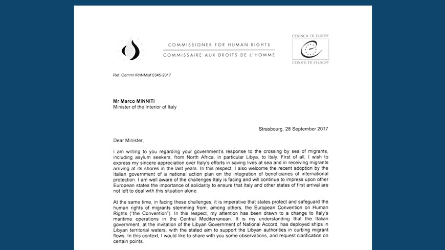 Commissioner seeks clarifications over Italy’s maritime operations in Libyan territorial waters