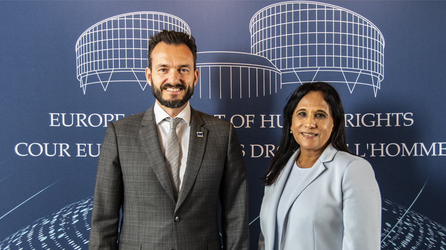 Visite de la Présidente du CNDH au siège du Conseil de l'Europe