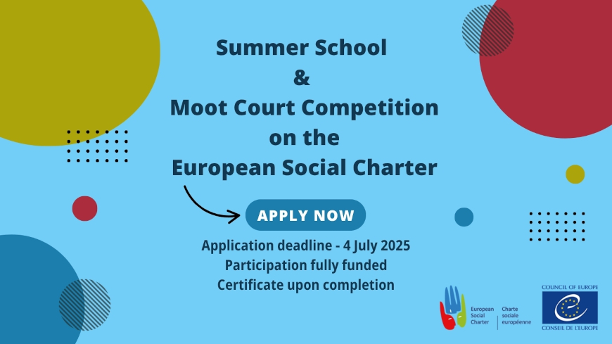 2025 Summer School and Moot Court Competition on the European Social Charter