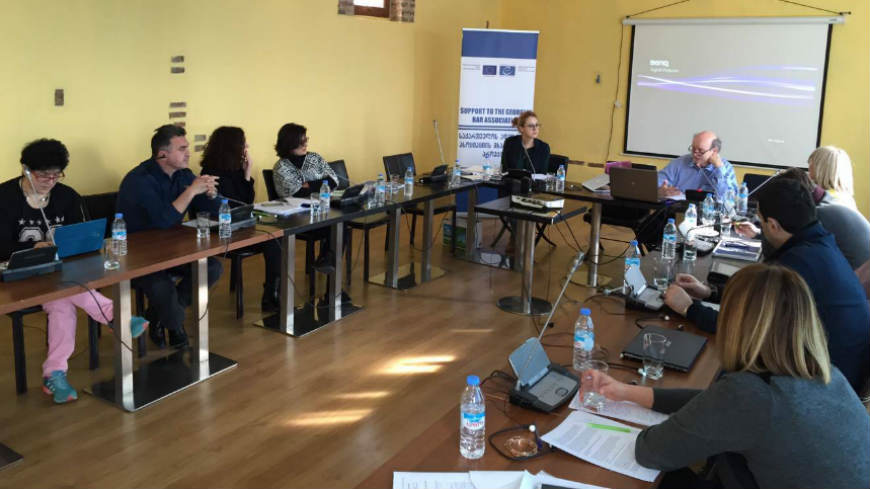 Support to the Georgian Bar Association: mandatory traineeship programme