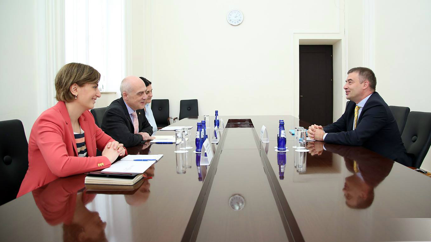 The Head of the Council of Europe Office in Georgia met with the Minister of Foreign Affairs