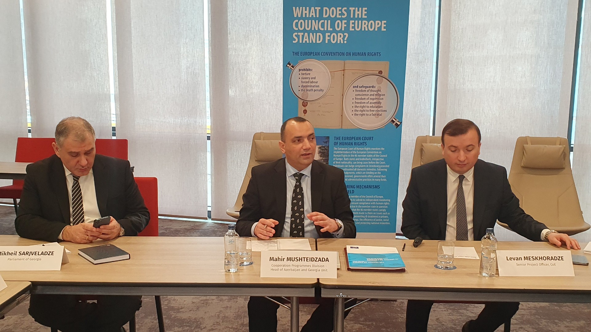 Steering Committee Meeting of the Project ‘Enhancing Implementation of Human Rights Practices and Education’ was held in Tbilisi