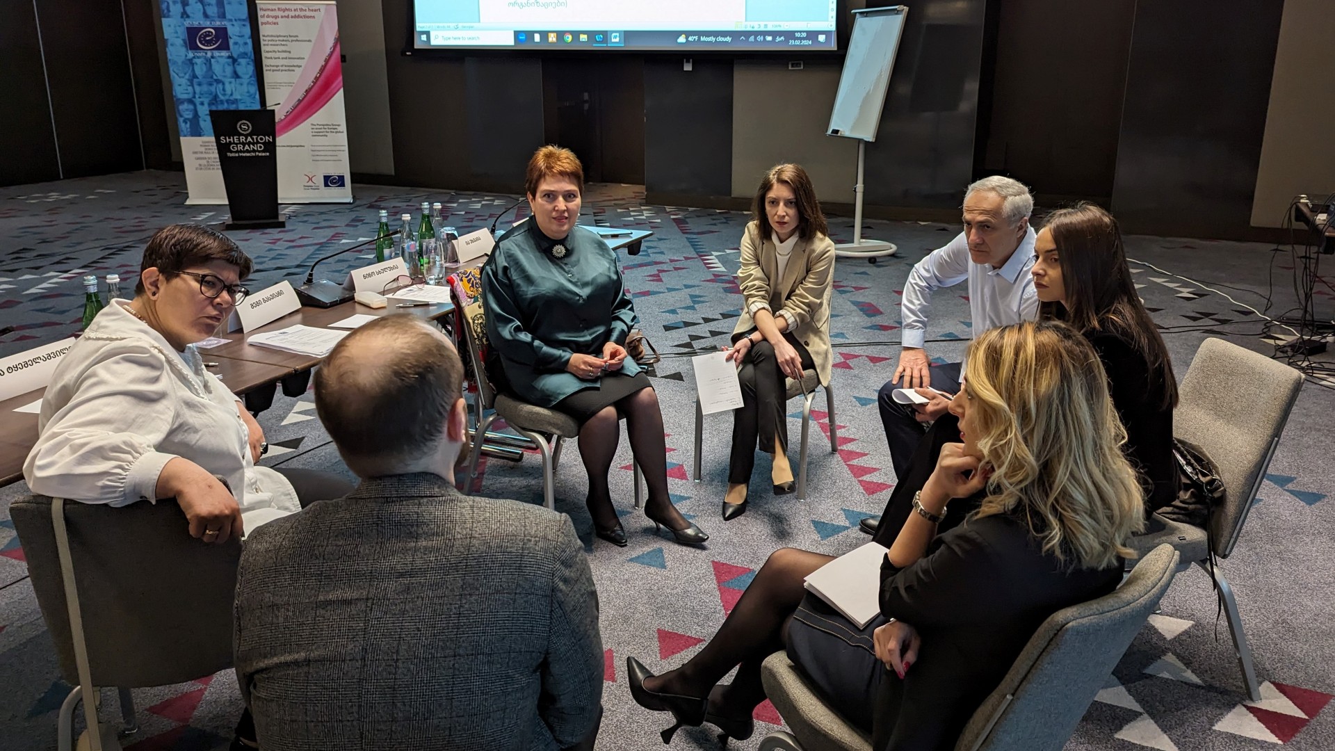 Georgian municipal representatives and state probation specialists work ...