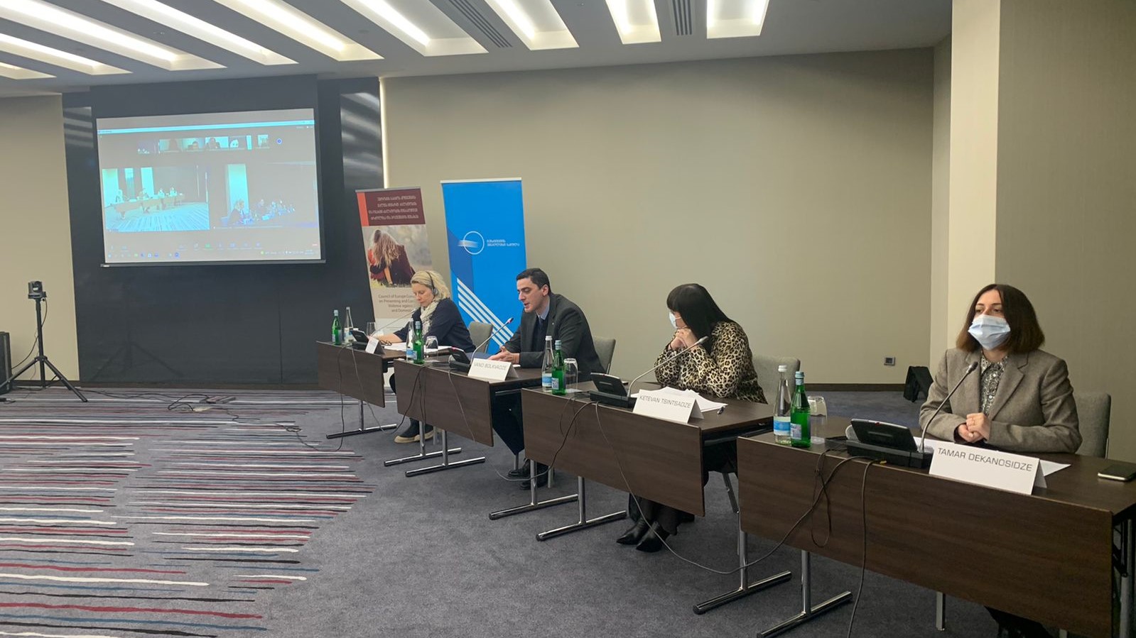 Launch of an online course for the court staff on combatting violence against women and domestic violence in Georgia