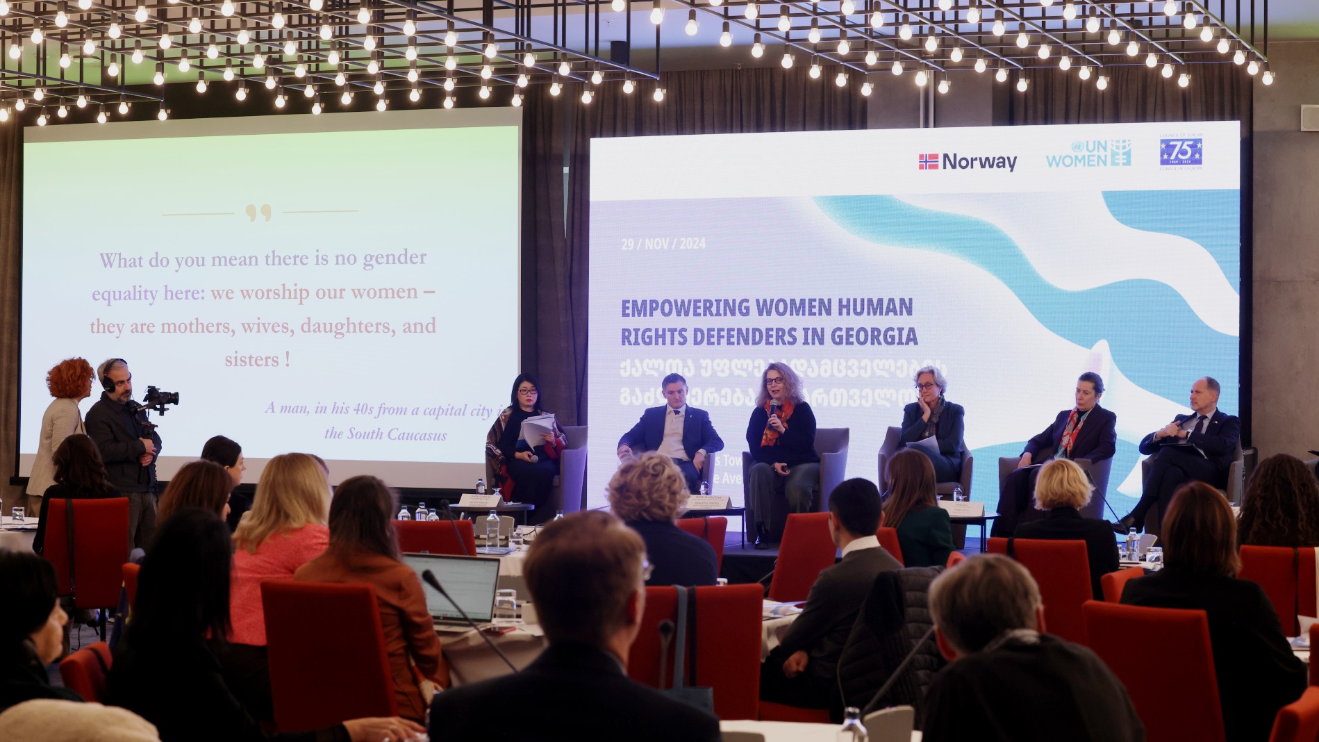 Empowering women human rights defenders in Georgia - a high-level meeting held in Tbilisi