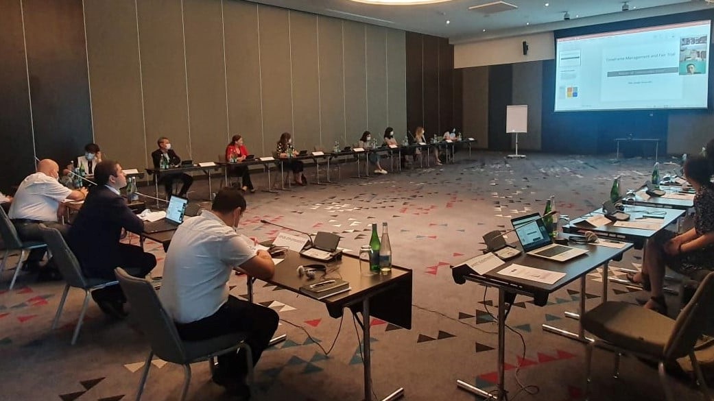Discussing the need for effective implementation of the guidelines and tools on time management and fair trial
