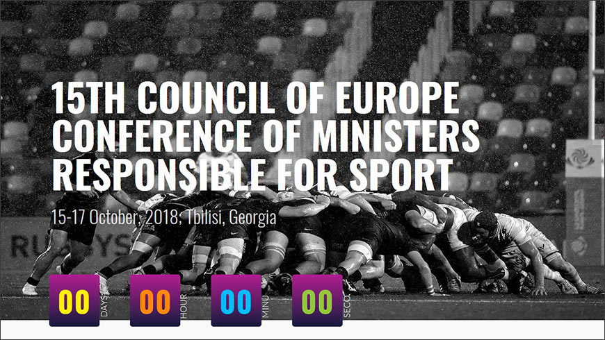 Protecting Human Rights and Fighting Corruption at Council of Europe Sport Ministers’ Conference in Tbilisi