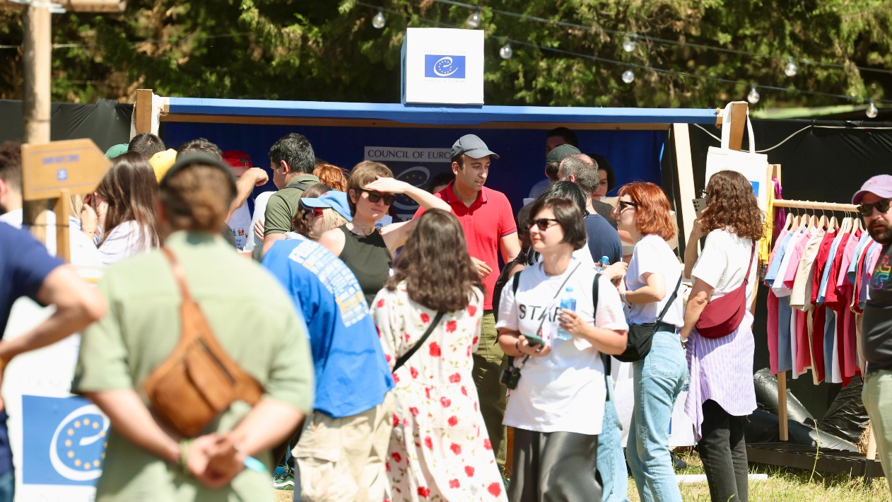 Celebrating the 75th anniversary of the European Convention on Human Rights at the Tbilisi Open Air Festival