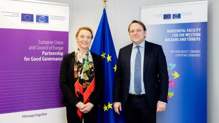 Secretary General and EU Commissioner for Neighbourhood and Enlargement launch two major co-operation programmes