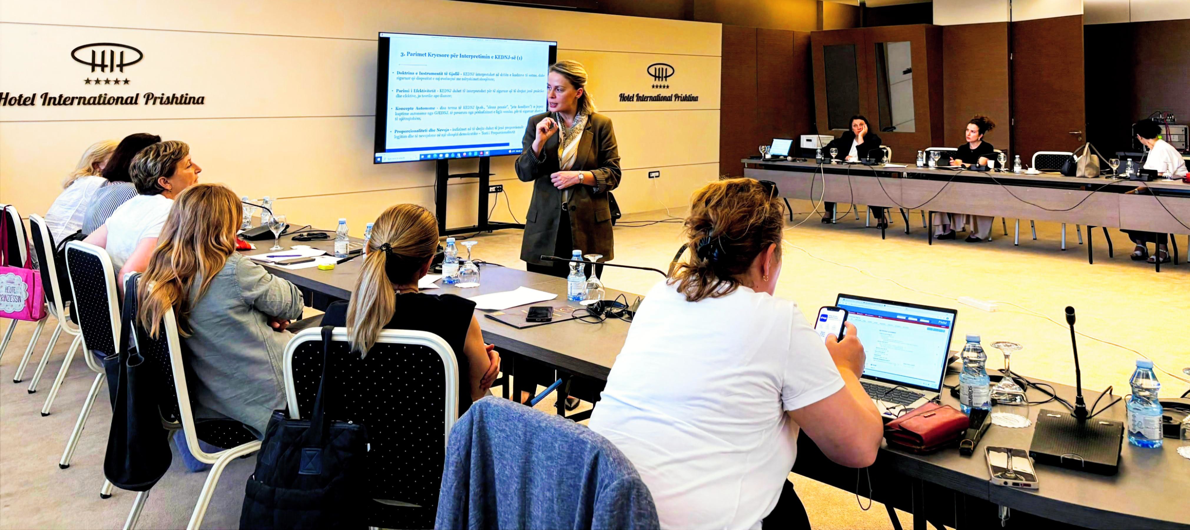 Human rights officers strengthen capacities on the application of European human rights standards