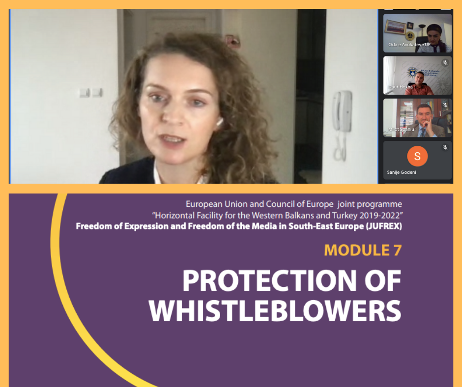 Training on protection of whistleblower with lawyers and police officers