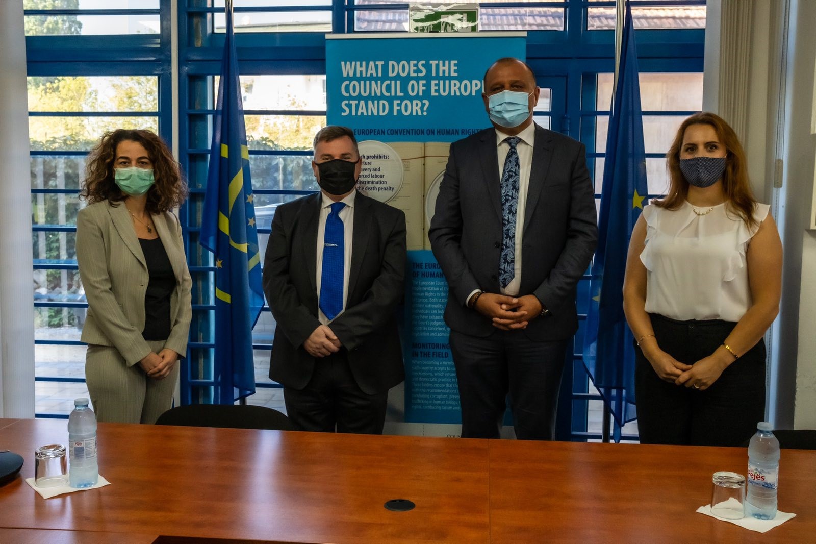 Head of the Council of Europe Office in Pristina meets with the Deputy Minister of Justice and National Coordinator on Domestic Violence in Kosovo*