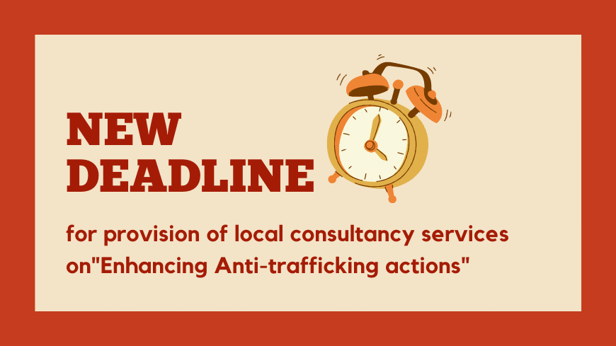 DEADLINE EXTENDED TO 12 AUGUST: CALL FOR PARTICIPANTS, Tender Call on Local Consultancy Service