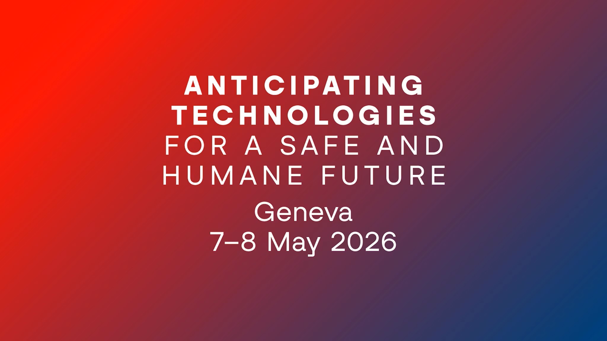Digital Development Unit participates in Swiss OSCE Chairpersonship Conference on Anticipating Technologies