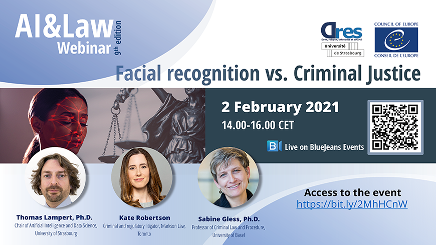 Webinaire AI&Droit #9: Reconnaissance faciale c. Justice Pénale