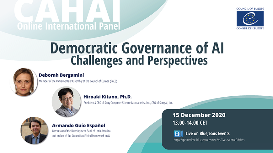 Panel international en ligne du CAHAI