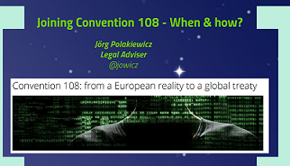 Joining Convention 108: when and how?
