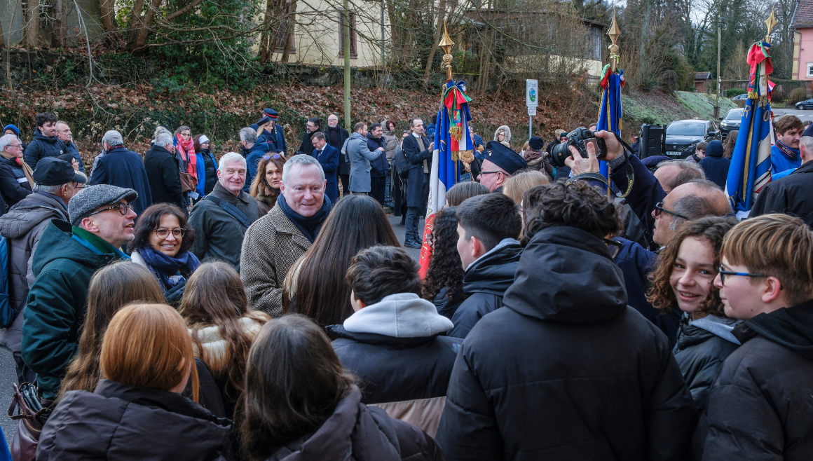 Commemorative ceremony in Rothau: passing on memory, a commitment to future generations
