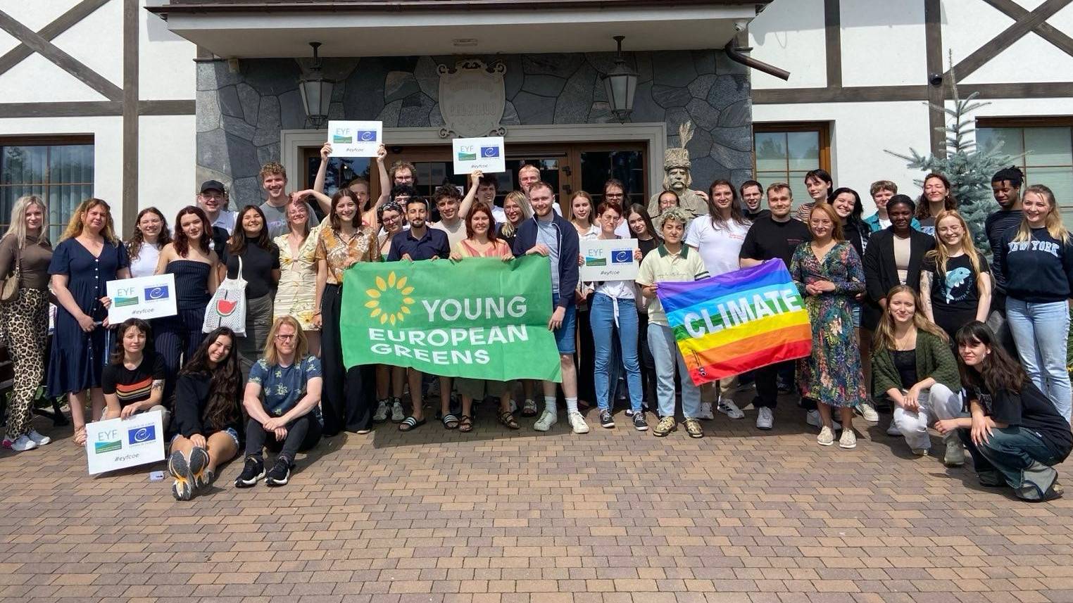 Visite de suivi d'une activité international de la Fédération des jeunes verts européens