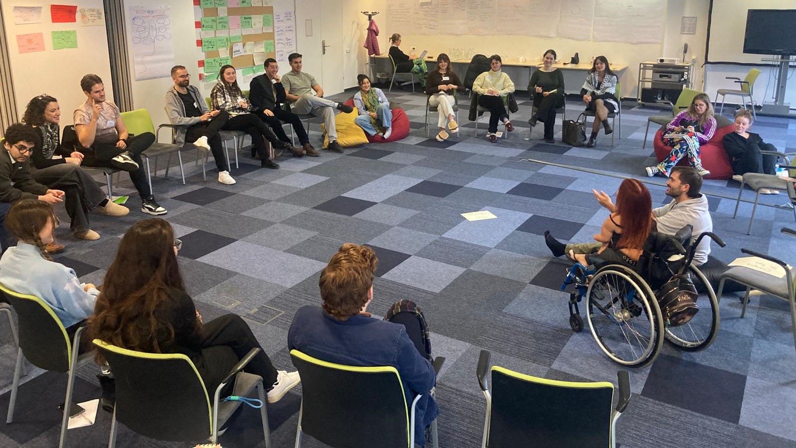 Activité de jeunesse organisée en février 2026 au Centre Européen de la jeunesse de Budapest