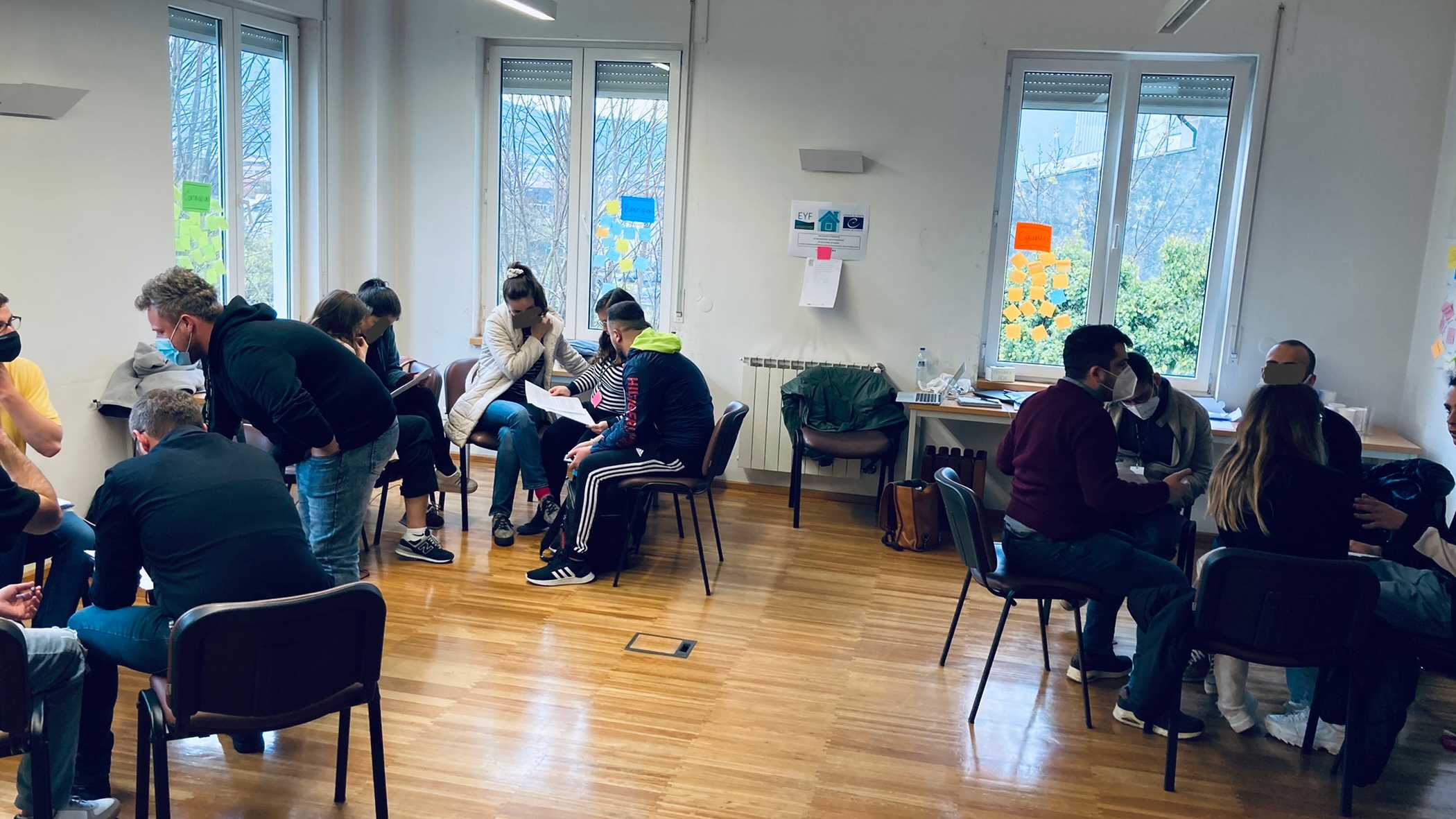 Le FEJ visite une activité internationale à Braga, Portugal