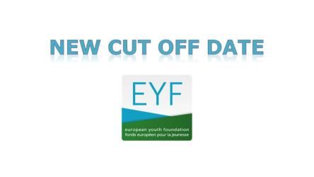 Cut-off date for pilot activity applications