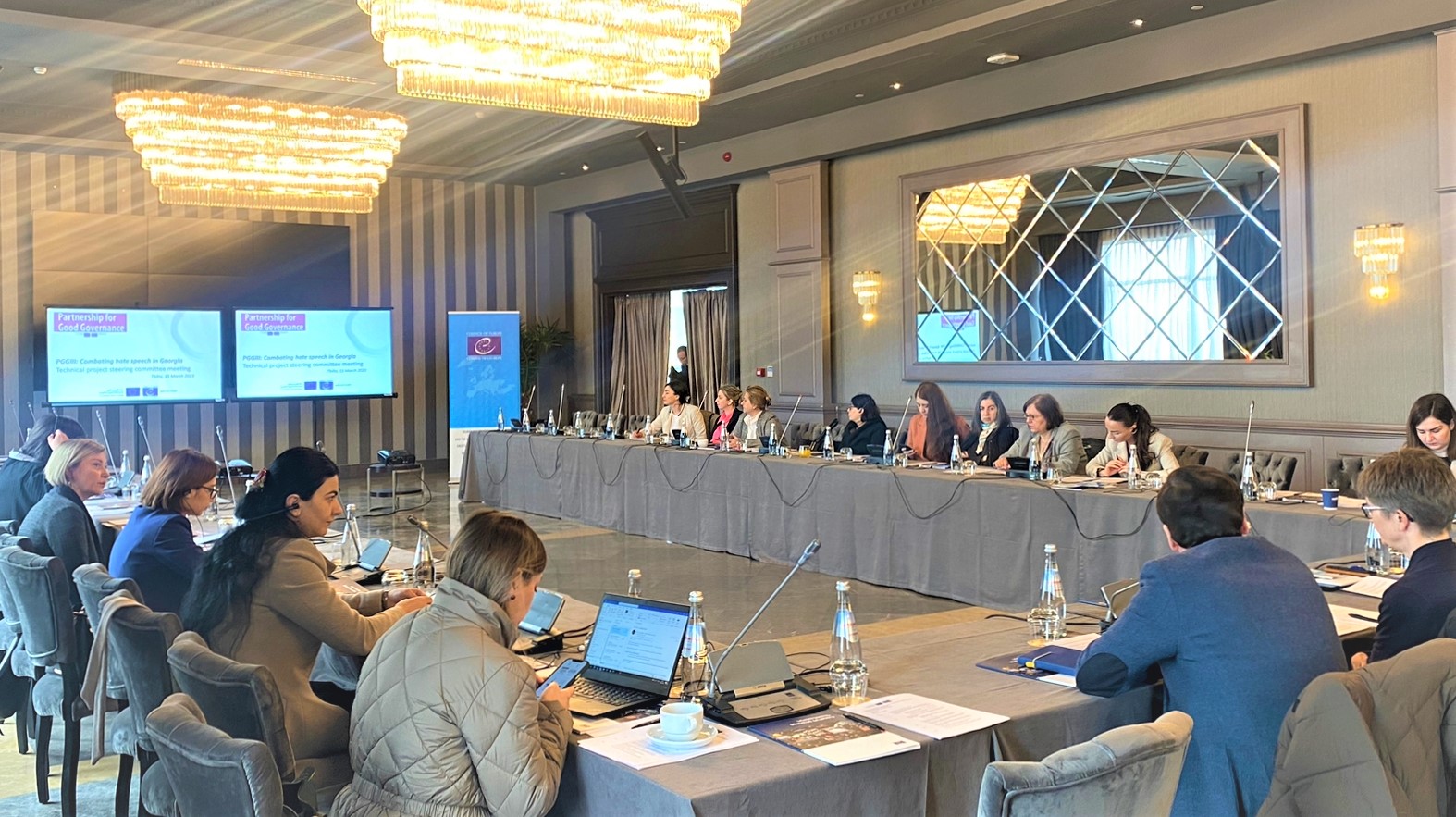Technical project committee meeting for the PGGIII project: Combating hate speech in Georgia