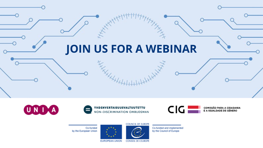 Invitation to register: Webinar on discrimination in Al and automated decision-making systems on 15 January 2026
