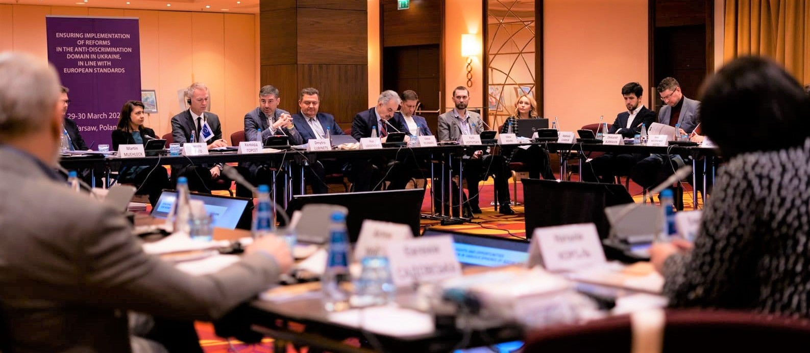 Ensuring implementation of reforms in the antidiscrimination domain in Ukraine, in line with European standards