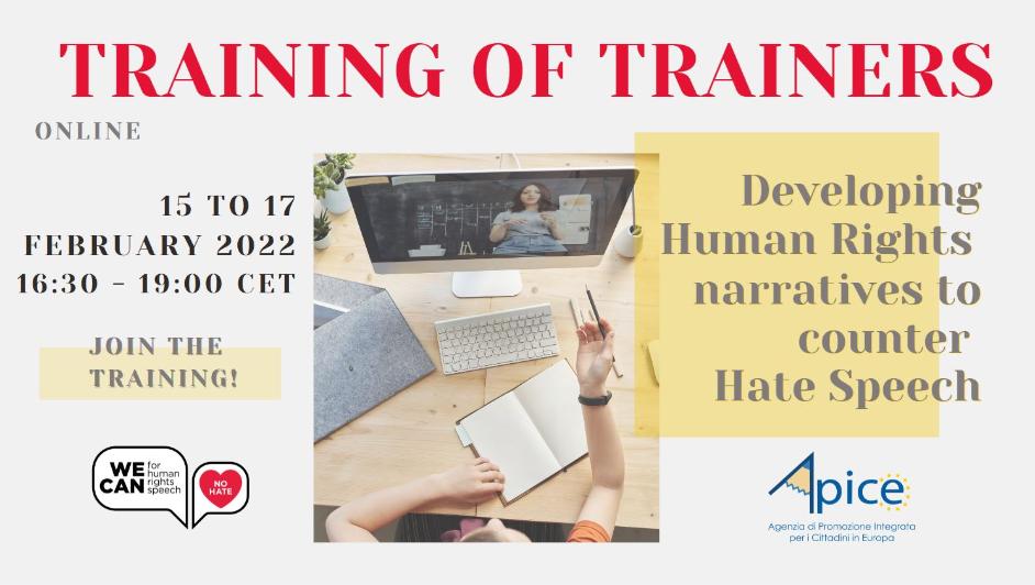 Training of trainers course on “Developing human rights narratives to counter hate speech