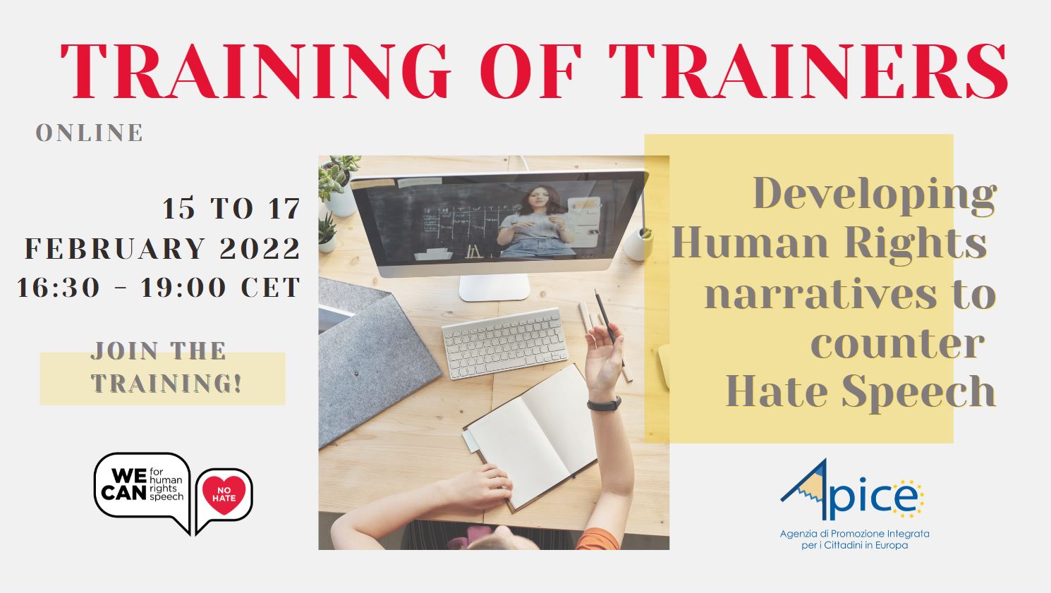 Training of trainers course on&nbsp;“Developing human rights narratives to counter hate speech