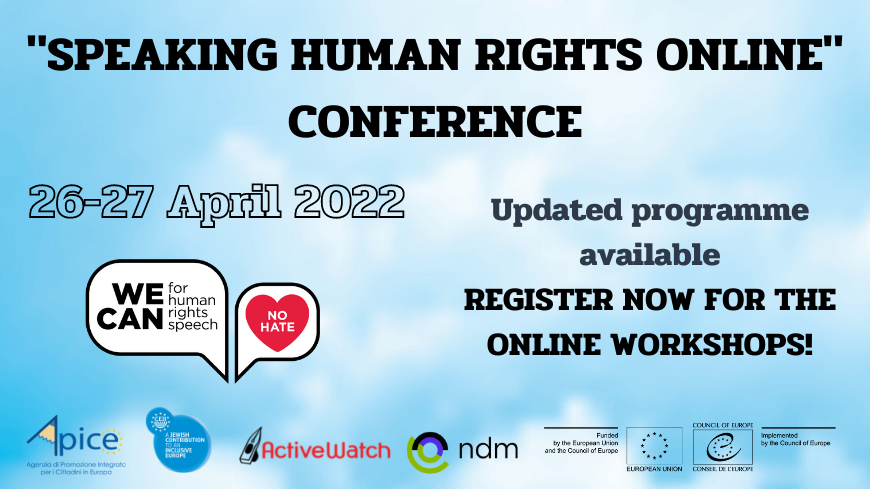 Registration for on-line workshops now open