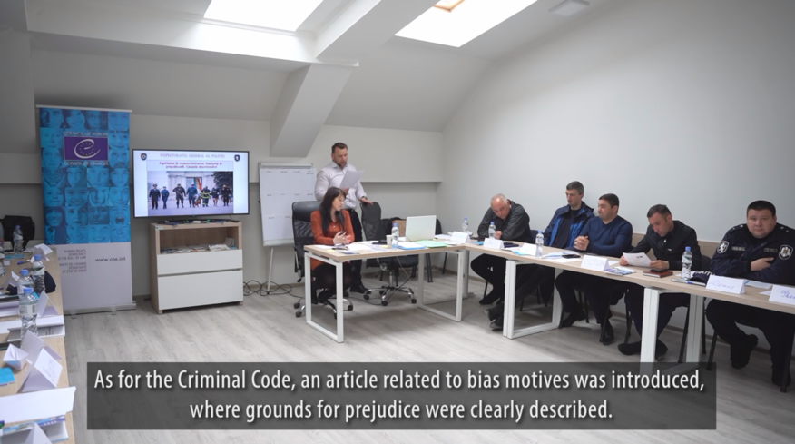 Moldovan Police supported in combating discrimination and bias-motivated offences motivated offenses