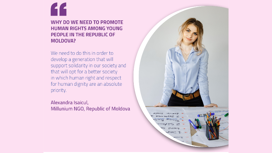 Raising awareness of young people in relation to discrimination and hate speech in the Republic of Moldova