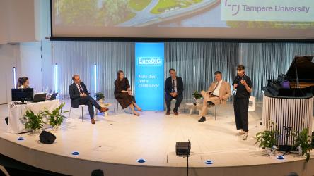 Addressing online hate speech as consequence of the war among topics discussed at EuroDIG