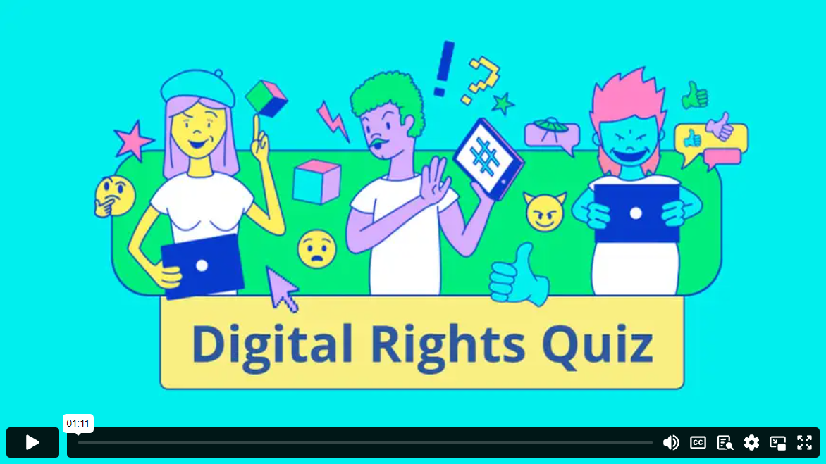 Do You Know Your Digital Rights and Responsibilities? Take the quiz and find out!