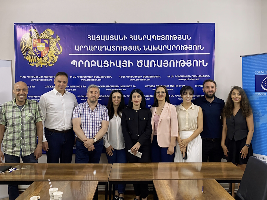 Collaborative workshop advances rehabilitation programmes for violent offenders in Armenia