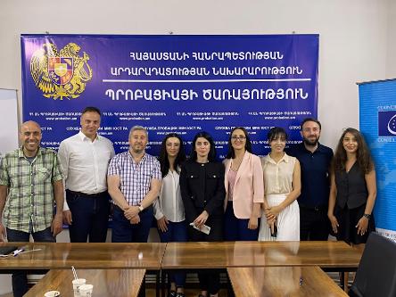 Collaborative workshop advances rehabilitation programmes for violent offenders in Armenia
