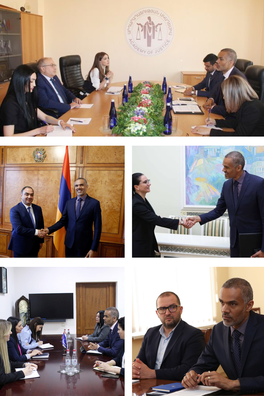 Head of the Council of Europe Office in Yerevan, Maxime Longangué meets with high-level Government representatives and key partners in Armenia