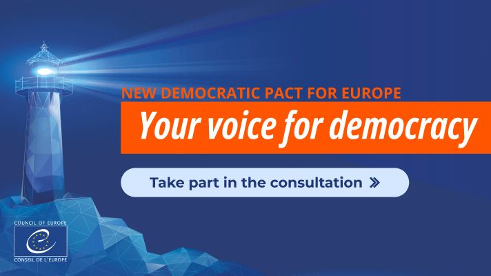 Your voice for democracy: Council of Europe launches citizens' consultation