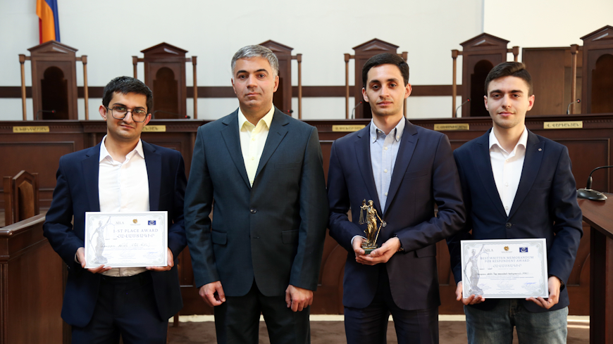 From the classroom to the bench: three students win Armenia's first constitutional moot court