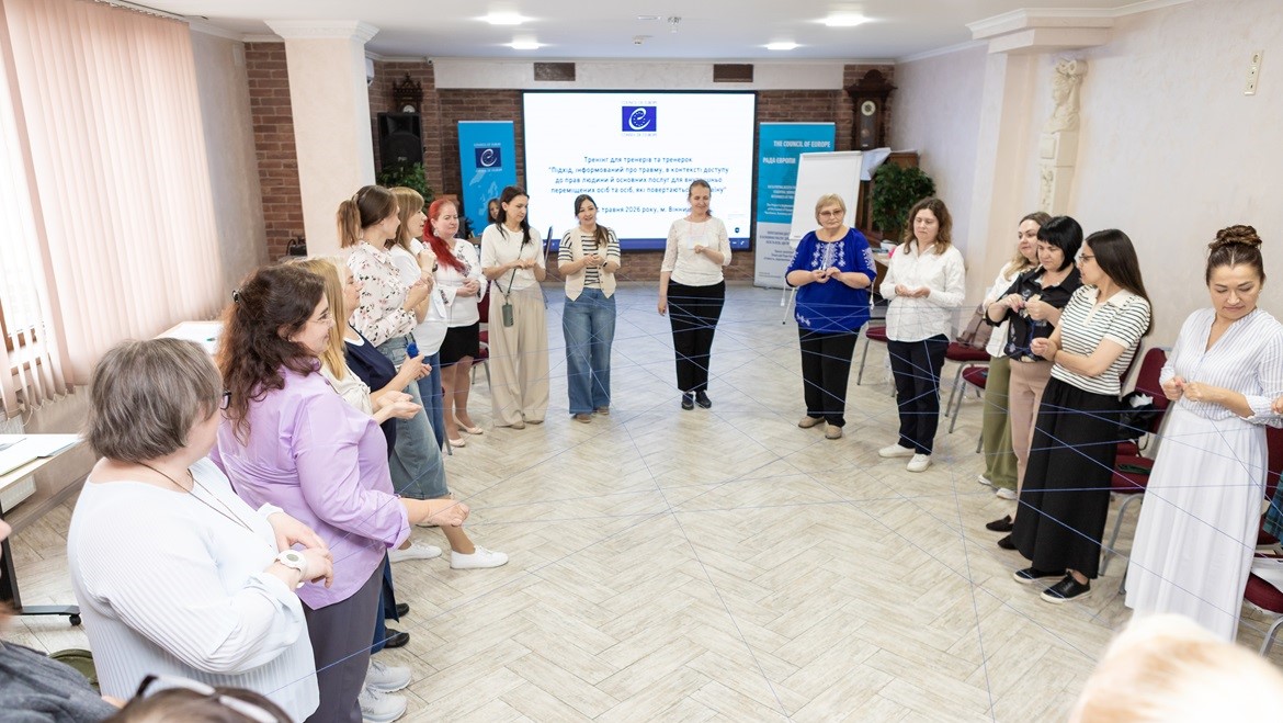Council of Europe strengthens teams of trainers on trauma-informed approach